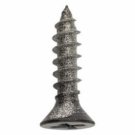 Wood Screw, Phillips Flat Head, Black, #9 x 3/4-In.