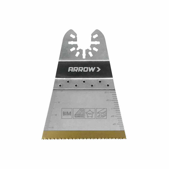 Arrow 2 ¹¹⁄₁₆″ Titanium Coated Bi-Metal Wood and Nail Blade - 3 Piece