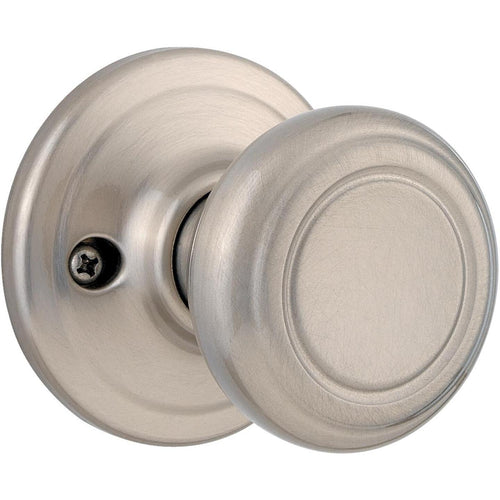 Kwikset Signature Series Satin Nickel Cameron Dummy Door Knob