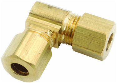 Anderson Metals Elbow Compression Brass 90-Degree 3/8