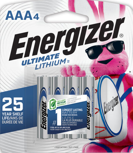 Energizer Ultimate Lithium AAA Batteries, Lithium Triple A Batteries