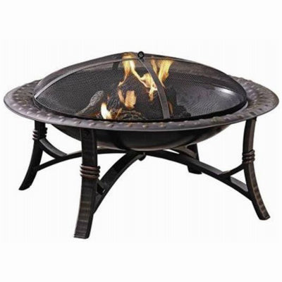 Four Seasons Courtyard Wood Burning Fire Bowl Round