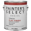Basics Interior Paint, Flat, Latex,Off-White, 1-Gallon