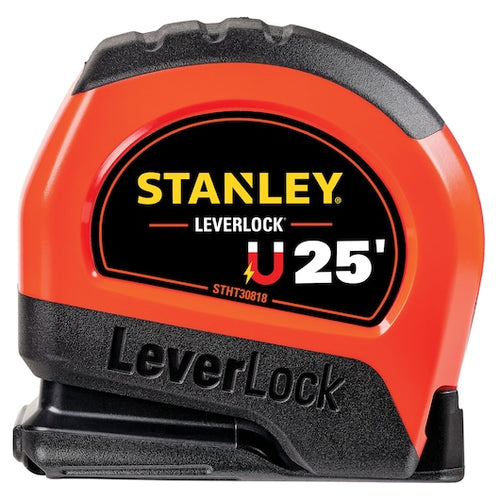 Stanley 25 ft High-Visibility Magnetic LEVERLOCK® Tape Measure