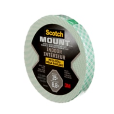 Scotch-Mount™ Indoor Double-Sided Mounting Tape Mega Roll 110H-LONGDC-EF, 0.75 in x 350 in (1.9 cm x 8.89 m), 1 Roll/Pack