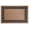 Doormat, Greek Key Coir, 24 x 36-In.